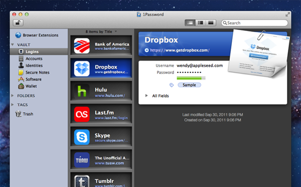 Password manager for mac mini