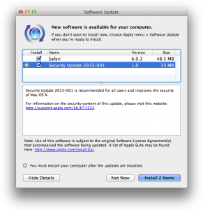 apple security update for mac os.10.8.5