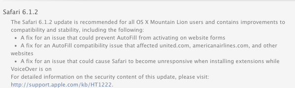 safari update mac os x 10.7.5