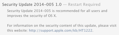 Security Update 2014-005