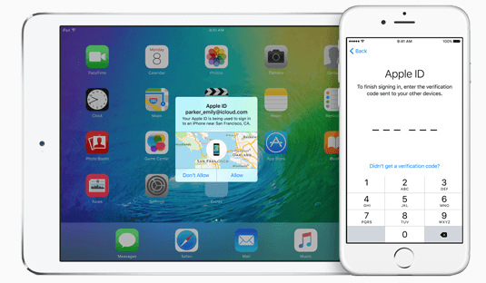 Apple iOS device security screenshot