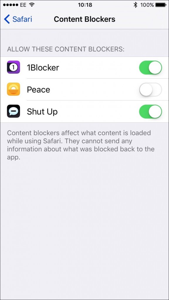 1blocker not working