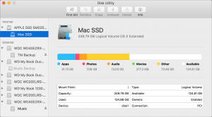 mac os disk utility stays loading