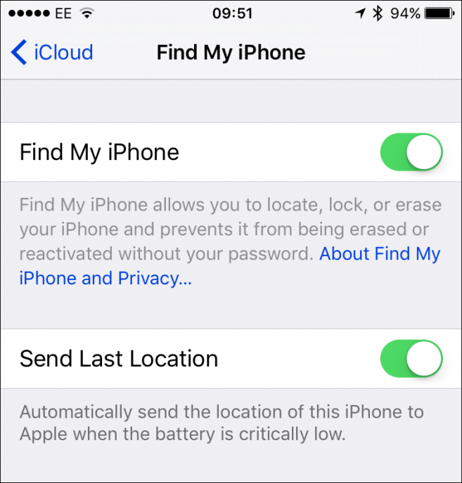 add device to find my iphone on mac