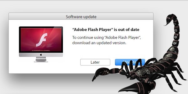 fake adobe flash update virus mac