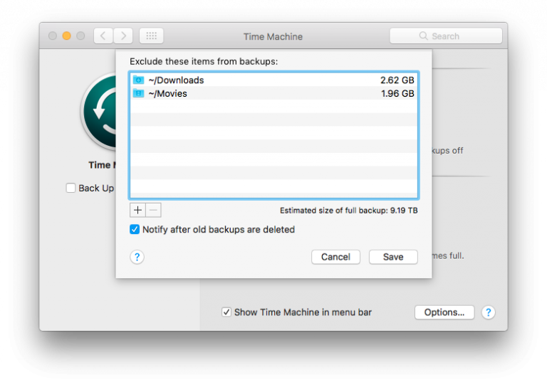 how to set up a time machine on mac