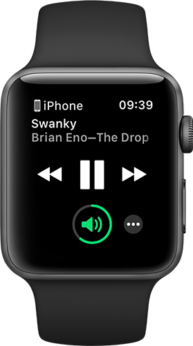 does the iwatch play music