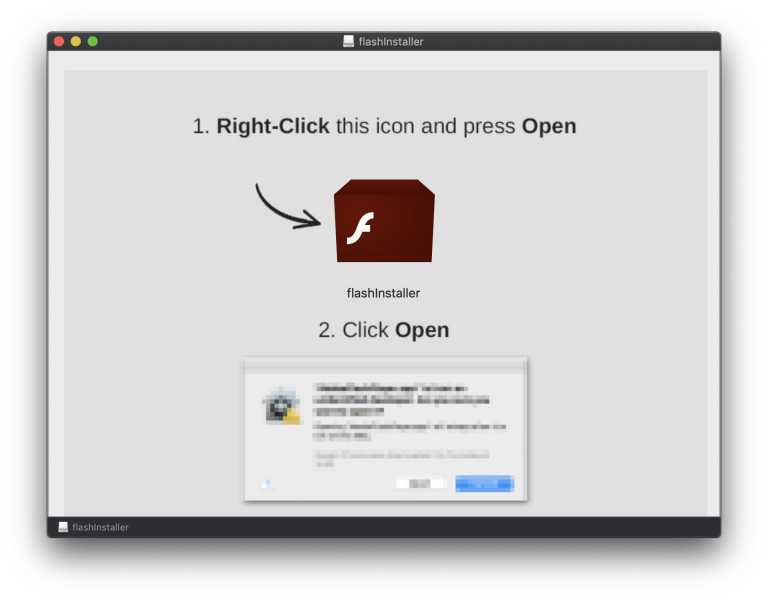 adobe flash player installer remove mac osx