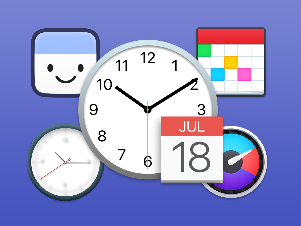 toolbar calendar clock for mac