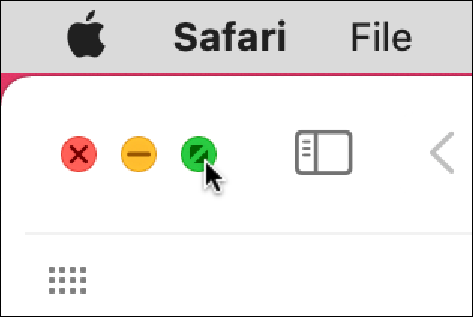 shortcut for making video fullscreen mac
