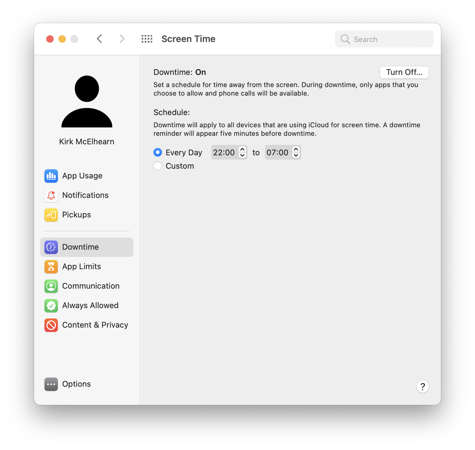 stop mac os notifications for setting up email for icloud