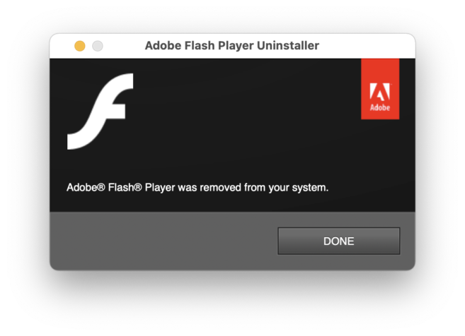 how to completely remove flash from mac