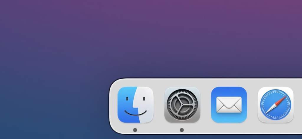 how to make a group for the mac os dock