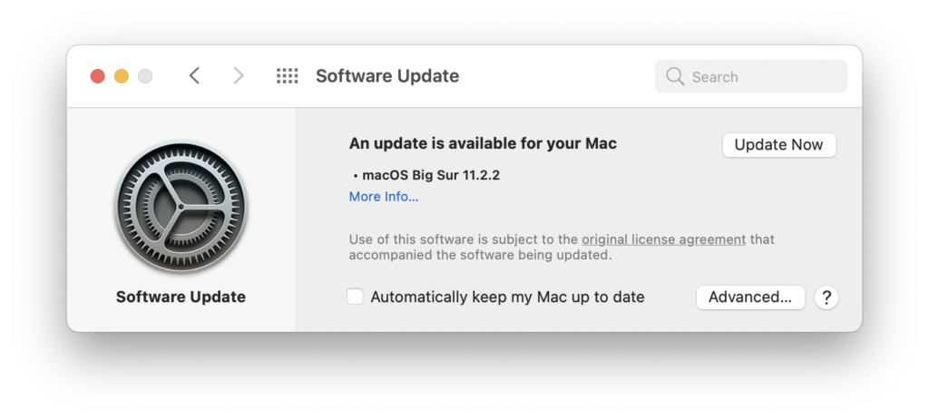 mac security update