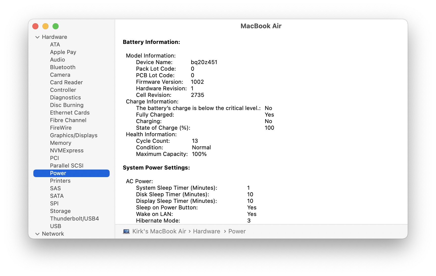 system info for mac