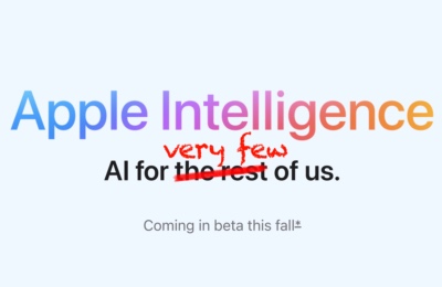 Apple Intelligence: AI for the rest of us (very few of us)