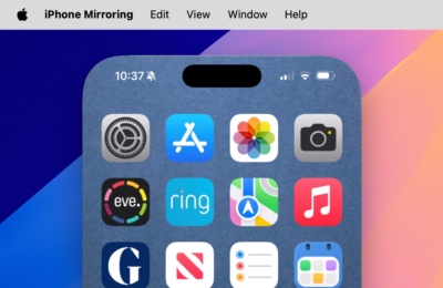 iPhone Mirroring on Mac