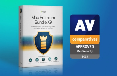 AV-Comparatives APPROVED Mac Security Product Award 2024 with Intego Mac Premium Bundle X9 box art