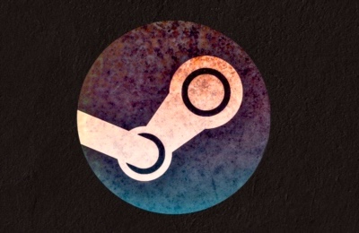 Valve Steam game store library logo icon rusted representing malware, security issues, being old and outdated